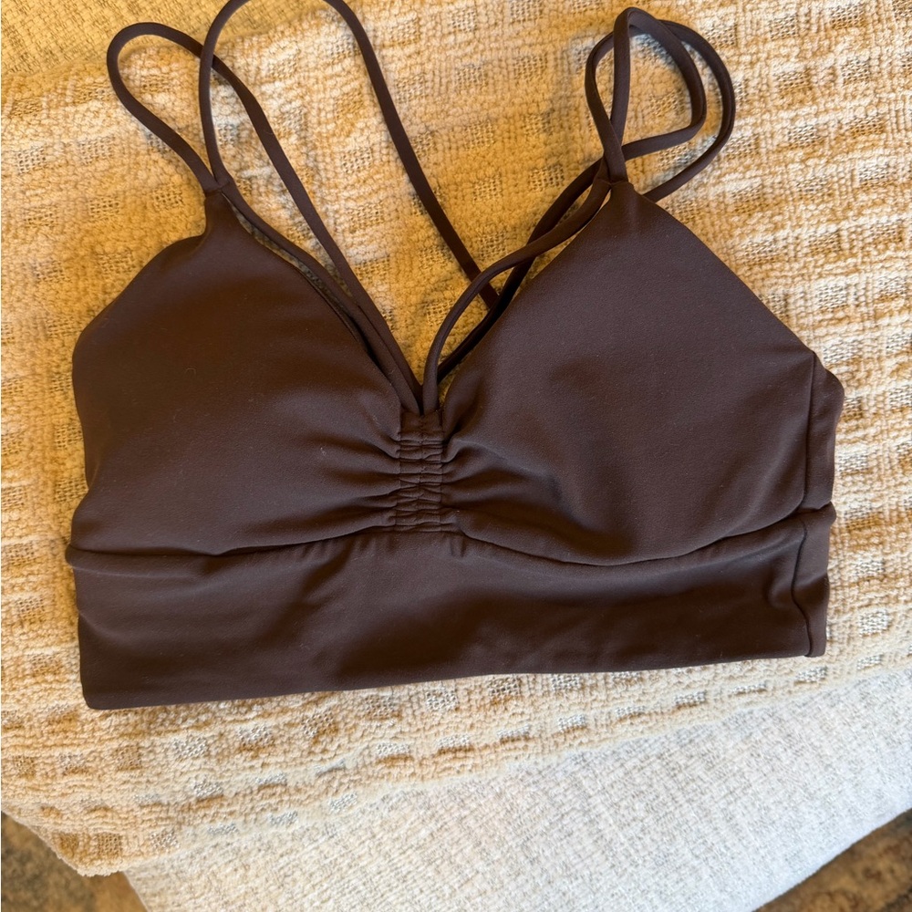 Brown Lululemon Sports Bra Size 6